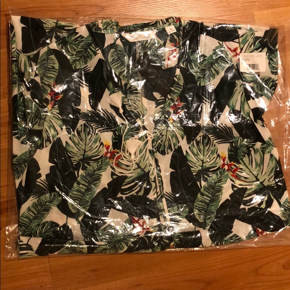 Rachel Zoe Collection Palm Print Duster - Picture 4 of 4